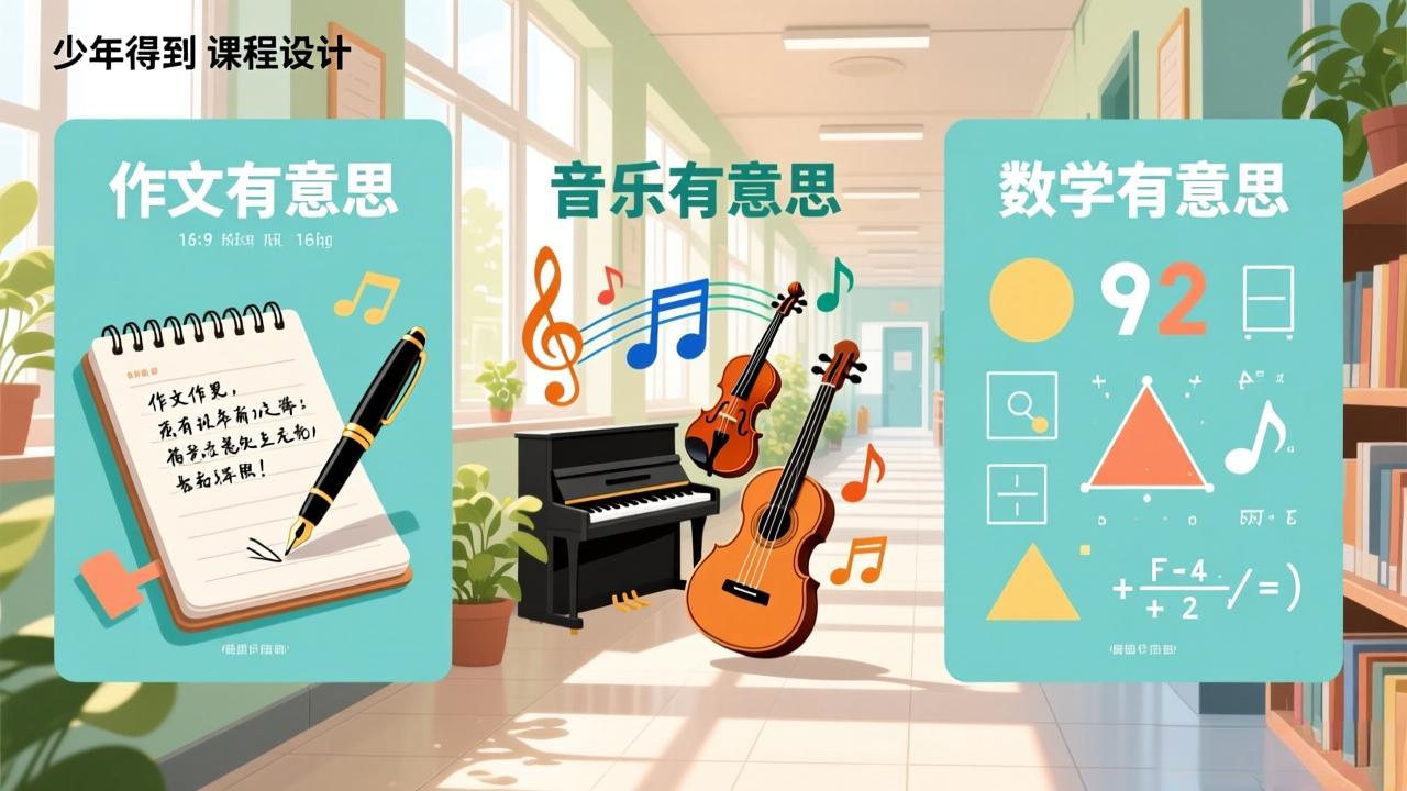 【少年得到】作文有意思｜音乐有意思｜数学有意思