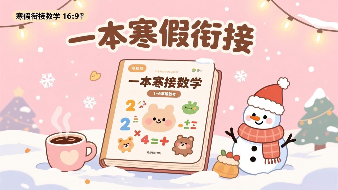 《一本寒假衔接》数学1-6年级