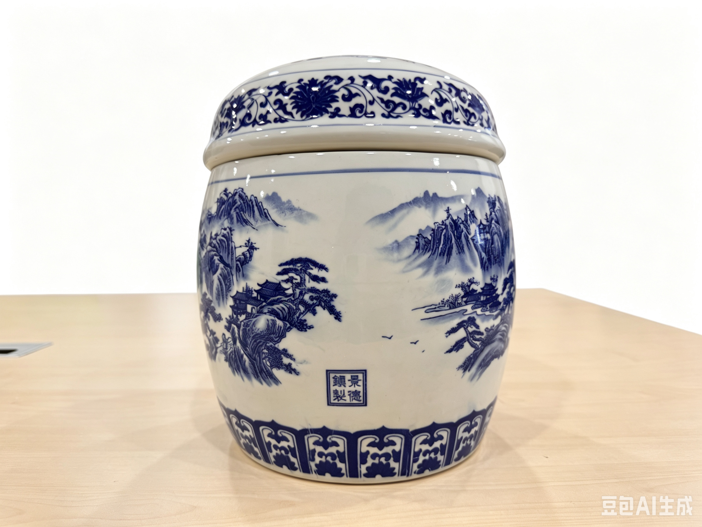 天之翼·青花山水