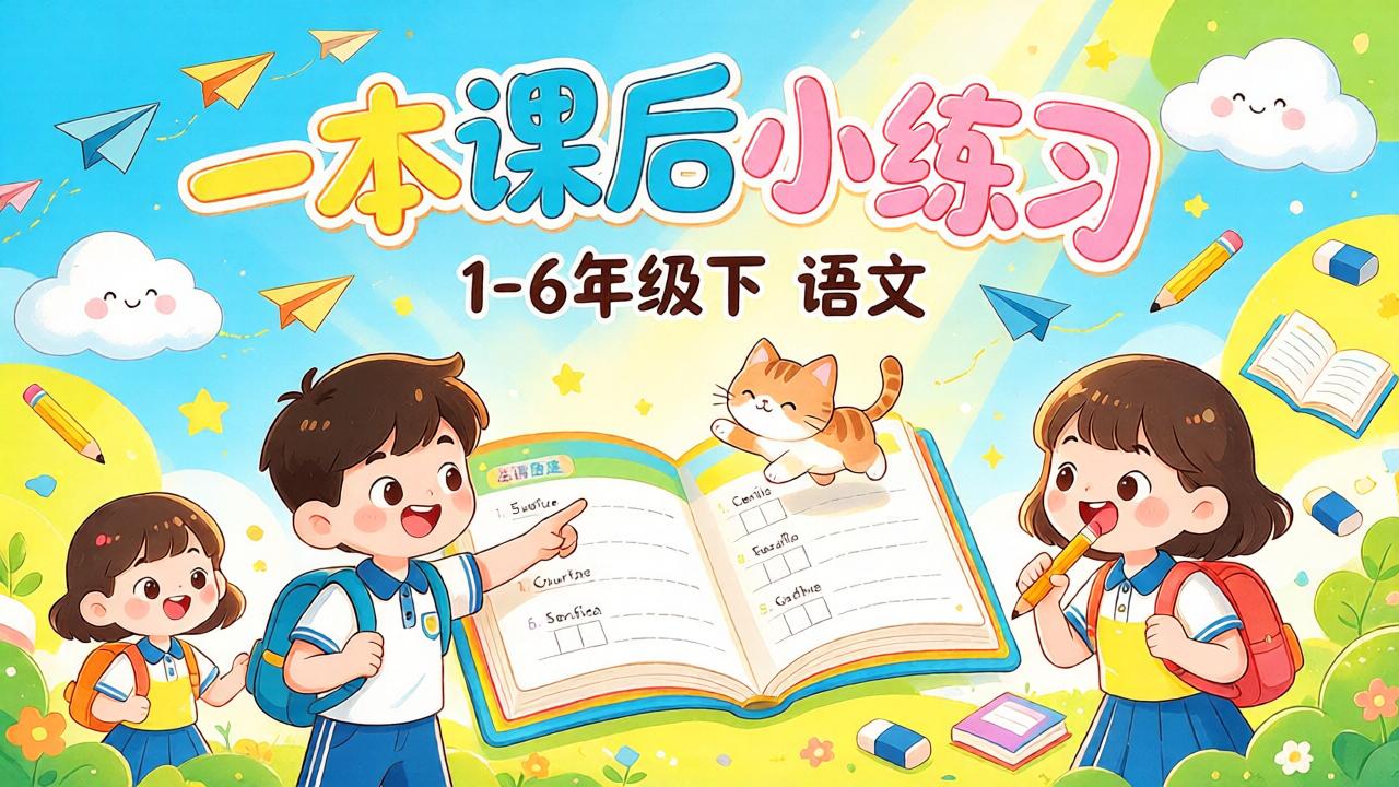 26春1-6年级下语文《一本课后小练习》含答案